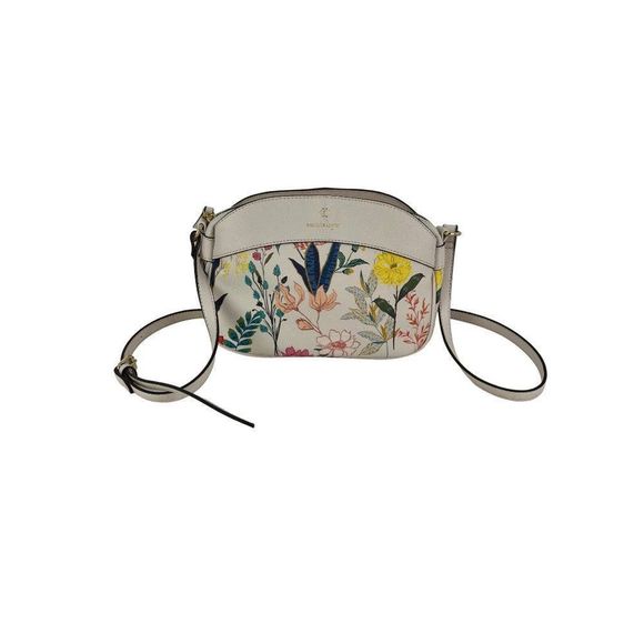 Nanette Lepore Hartley Camera Crossbody Purse Floral Botanical Vegan Leather - Picture 2 of 7